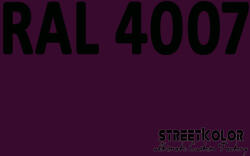 StreetKolor RAL 4007 Uretán autófesték fényes vagy matt 1 liter + fixáló + hígító (RAL4007)