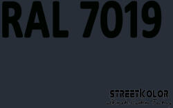 StreetKolor RAL 7019 Akril autófesték fényes vagy matt 1 liter + fixáló + hígító (RAL7019AKRYL)