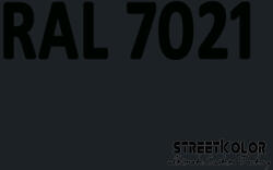 StreetKolor RAL 7021 Uretán autófesték fényes vagy matt 1 liter + fixáló + hígító (RAL7021)
