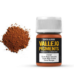 Acrylicos Vallejo Vallejo pigment - DARK RED OCHRE 73107, 35ml (VALLEJO PIGMENTS) (73107/573107)