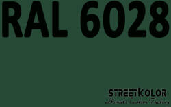 StreetKolor RAL 6028 Uretán autófesték fényes vagy matt 1 liter + fixáló + hígító (RAL6028)
