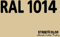 StreetKolor RAL 1014 Uretán autófesték fényes vagy matt 1 liter + fixáló + hígító () (RAL1014)