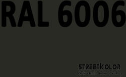 StreetKolor RAL 6006 Uretán autófesték fényes vagy matt 1 liter + fixáló + hígító (RAL6006)