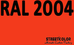 StreetKolor RAL 2004 Akril autófesték fényes vagy matt 1 liter + fixáló + hígító () (RAL2004AKRYL)