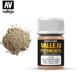 Acrylicos Vallejo Vallejo pigment - LIGHT YELLOW OCRE 73102, 35ml (VALLEJO) (73102/573102)