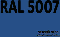 StreetKolor RAL 5007 Akril autófesték fényes vagy matt 1 liter + fixáló + hígító (RAL5007AKRYL)
