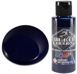 CreateX Colors Wicked W008 Sötétkék áttetsző airbrush festék 60ml (WICKED) (Wi-008-DeepBL.60)