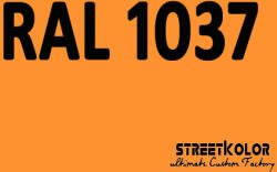StreetKolor RAL 1037 Akril autófesték fényes vagy matt 1 liter + fixáló + hígító () (RAL1037AKRYL)