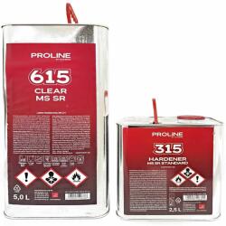 STS BERG Kerámia átlátszó lakk PROLINE 615 PREMIUM MS 2: 1 (5l lakk + 2, 5l keményítő) () (615.315-5L)