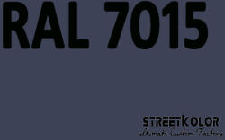 StreetKolor RAL 7015 Akril autófesték fényes vagy matt 1 liter + fixáló + hígító (RAL7015AKRYL)