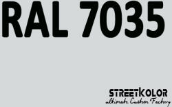 StreetKolor RAL 7035 Uretán autófesték fényes vagy matt 1 liter + fixáló + hígító (RAL7035)