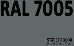 StreetKolor RAL 7005 Akril autófesték fényes vagy matt 1 liter + fixáló + hígító (RAL7005AKRYL)