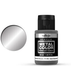 Acrylicos Vallejo Vallejo 77.703 Sötét alumínium metálfényű AirBrush festék 32 ml (77.703/577703)