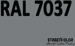 StreetKolor RAL 7037 Uretán autófesték fényes vagy matt 1 liter + fixáló + hígító (RAL7037)