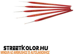 Feurer & Sohn GmbH Germany Kolibri 333 öt piros ecset szettje (Brush Set 333) (Brushes_170000)