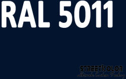 StreetKolor RAL 5011 Uretán autófesték fényes vagy matt 1 liter + fixáló + hígító (RAL5011)