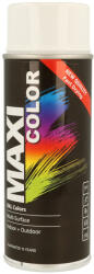MaxiColor MAXI COLOR akril festék magasfényű fedőlakknl spray kiszerelésben, RAL9003, Űrtartalom: 400ml (MX9003)