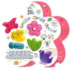 AVENIR Haku Yoka Virágoskert Ujjra húzható marokkréta készlet, 6 db-os (CP233114) (CP233114)