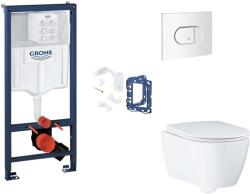 GROHE Rapid SL - Set pentru montare încastrată, toaletă, capac Softclose, clapetă Arena Cosmopolitan și set pentru tablete, alb alpin SANI11BB3156 (SANI11BB3156)