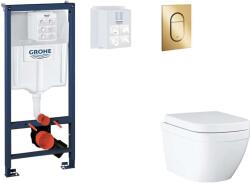 GROHE Rapid SL - Set pentru montare încastrată, toaletă, capac SoftClose și clapetă Arena Cosmopolitan S, Triple Vortex, Cool Sunrise SANI11BB4130 (SANI11BB4130)