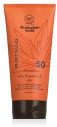 Australian Gold Plant Based Aloe & Coconut Lotion Sunscreen SPF50 vízálló fényvédő készítmény testre minden bőrtípus 177 ml