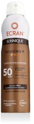 Ecran Sunnique Broncea+ Protective Mist Milk SPF50 vízálló fényvédő készítmény testre minden bőrtípus 250 ml