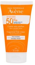 Avène Sun Cream Invisible Finish Fragrance-Free SPF50+ bőrvédő krém száraz és érzékeny bőrre 50 ml uniszex