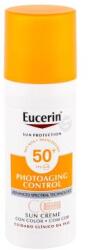 Eucerin Sun Protection Photoaging Control CC Cream SPF50+ vízálló fényvédő készítmény arcra 50 ml árnyék Medium nőknek