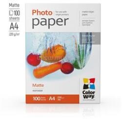 COLORWAY Fotópapír, matt (matte), 220 g/m2, A4, 100 lap (PM220100A4) (PM220100A4) (PM220100A4)