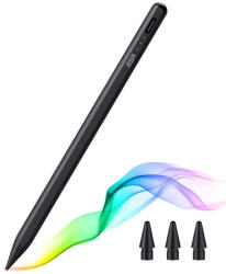 ESR - Stylus toll (6C00107) - iPad-hez, mágneses rögzítés, Bluetooth, Type-C, tenyér elutasítás, döntésérzékenység - fekete