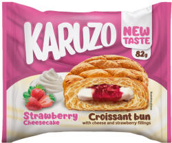 Karuzo strawberry cream pita 82g krémtúrós-epres töltelékkel