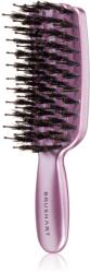BrushArt Hair Vent blowdry hairbrush with boar bristles perie de par cu peri de nailon și de mistreț Mini 1 buc