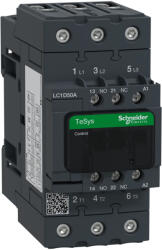 Schneider Electric TeSys D - LC1D50AFE7 - 3pólusú Everlink mágneskapcsoló (AC3, 400V 50A) , tek. 115V AC 50/60Hz (LC1D50AFE7)