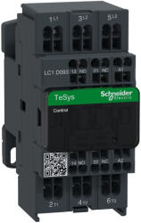 Schneider Electric TeSys D - LC1D093B7 - AC mágneskapcsoló, 4kW/9A (400V, AC3) , rugós csatlakozás, 1Z+1NY (LC1D093B7)