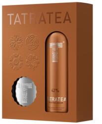 TATRATEA 42% - Őszibarack ajándékcsomag flaskával DRS (0, 7L / 42%) - whiskynet