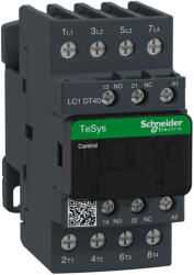 Schneider Electric TeSys D - LC1DT40P7 - AC mágneskapcsoló, 40A (AC1) , csavaros csatlakozású, 4Z pólus (LC1DT40P7)