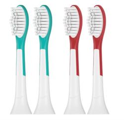 BMK Trading BMK Kids fej 7+ korosztály számára, 4 darab - kompatibilis a Philips Sonicare For Kids HX6044 készülékkel (153)