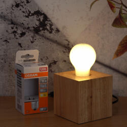 OSRAM E27 LED Star 1, 5W 136lm 2700K melegfehér 300° opál - 15W izzó helyett (4058075434066)