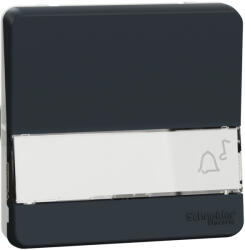 Schneider Electric Mureva Styl - MUR34029 -Egypólusú nyomó, cimketartóval, antracitszürke (MUR34029)