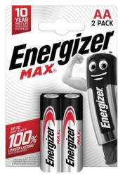 Energizer Max alkáli ceruza elem AA B2 - 2 db/bliszter (ENE-EMAAB2)