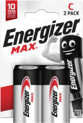 Energizer Max alkáli baby elem C B2 - 2 db/bliszter (ENE-EMC)