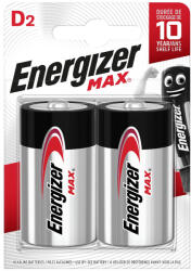 Energizer Max alkáli góliát elem D B2 - 2 db/bliszter (ENE-EMD) - megatool