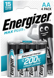Energizer Max Plus alkáli ceruza elem AA B4 - 4 db/bliszter (ENE-EMPAA)