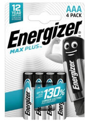 Energizer Max Plus alkáli mikro elem AAA B4 - 4 db/bliszter (ENE-EMPAAA) - megatool