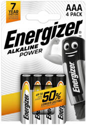 Energizer Power alkáli mikro elem AAA B4 - 4 db/bliszter (ENE-EPAAA)
