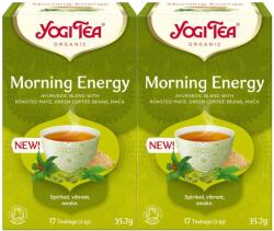 YOGI TEA 2x Bio Morning Energy tea készlet, 17 tasak, 35.7 g