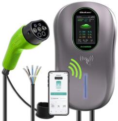 Qoltec EV Charging Station 2-in-1 Type 2, 22kW, Wi-fi (52430)