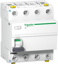Schneider Electric Acti9 iID - A9Z35463 - áram - védőkapcsoló, SI osztály, 4P, 63A, 300mA - S (A9Z35463)