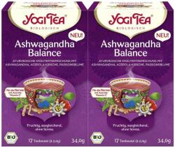 YOGI TEA 2x Bio Ashwagandha Balance tea készlet, 17 tasak, 34.0 g