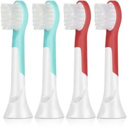 BMK Trading BMK Kids 4-6 éves korosztály számára, 4 darab - kompatibilis a Philips Sonicare For Kids HX6034 készülékkel (156)